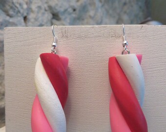 XXL "collection gourmet" Marshmallow earrings