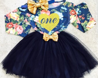 Girl's Birthday Tutu Dress With Matching Headband – Fluffy 6-Layer Tulle Party Outfit - View #3
