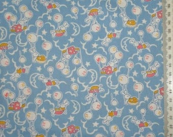 Fabric patchwork blue retro - 30 "Storybook Playtime" 24 years