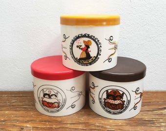 Retro plastic Stock pots of Seno maartensdijk