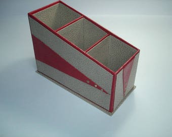 Box remote rectangular three compartments