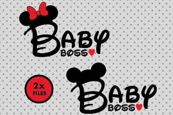 Download Baby Boss SVG newborn svg disney svg Minnie svg disney