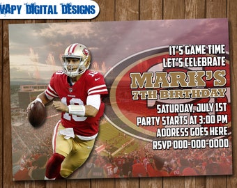 49ers Invitations | Etsy