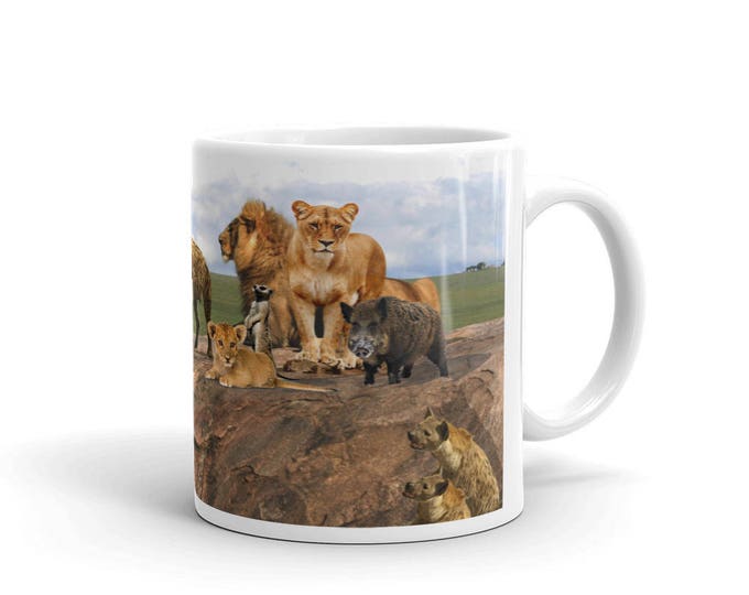 The Lion Thing ( Lion King Parody) Mug, Non-Infringement Cup, Ante-Disney Design, Satire Jungle Mug, Animal Art Design