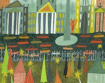 Berlin. Limited edition print by Matte Stephens.