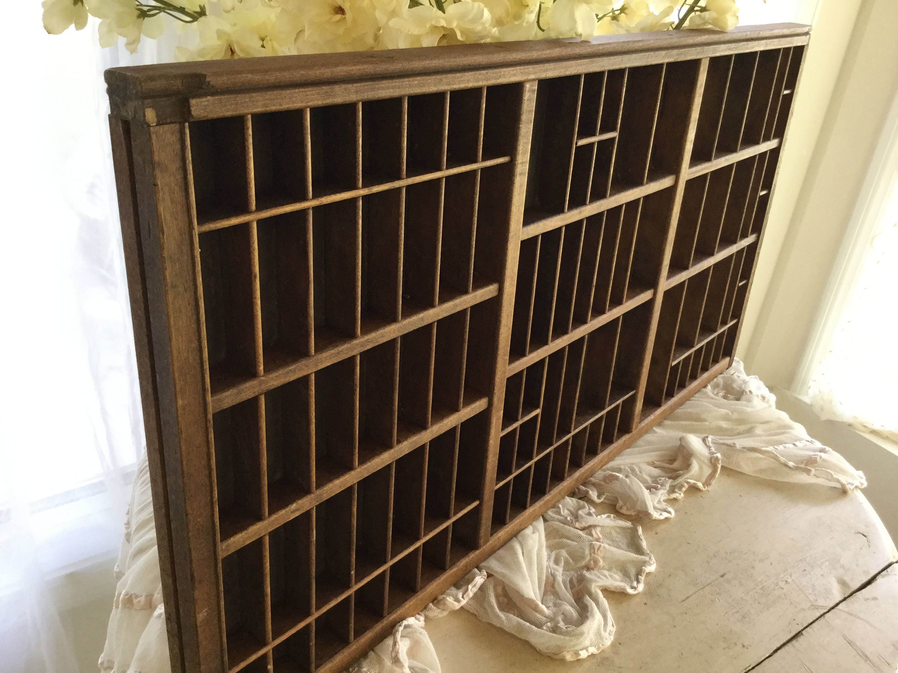 Divided Shadow Box Printer's Tray