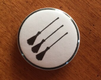 antifa witch 1" button