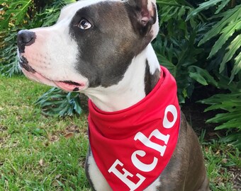 Personalized Dog Bandana, Dog Scarf, Dog Bandana, Personalized Dog Scarf, Pet Bandana, Pet Scarf, Cat Bandana, Cat Scarf, Dog Clothing, Dog