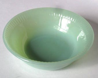 4 Fire King Jadite Jadeite Glass Jane Ray Fruit Bowls Berry