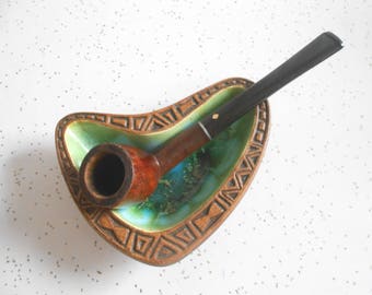 Vintage Dr Grabow Supreme Tobacco Pipe Wood Smoking Pipe 40's-50's Era