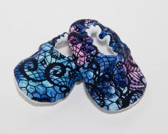 Galaxy Lace Shoes - Baby Shoes - Toddler Shoes - Soft Baby Booties
