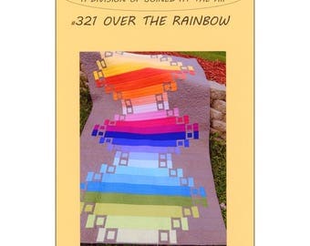 Quilt Pattern Over the Rainbow by Sadie Ann Pattern Modern Quilt Pattern