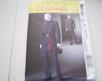 Pattern Costume Men Civil War Uniform Sizes XLG to XXXL