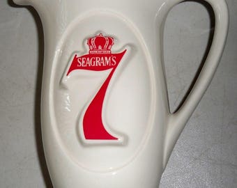Vintage Seagrams 7 Pitcher