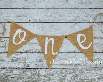 Burlap Birthday Banner Burlap Banner Name Banner Burlap Bunting Burlap Garland Happy Birthday Highchair Banner Nursery Banner