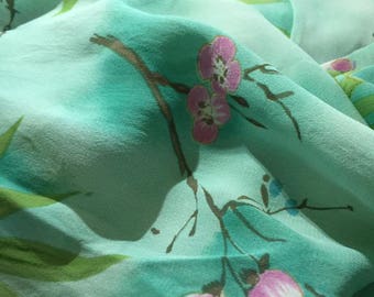 Vintage Fabric: Polyester Crepe Sheer