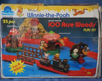 winnie the pooh train set 1988