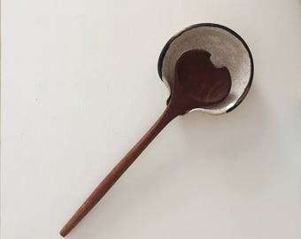 Wheel Thrown Spoon Rest - Handmade Pottery