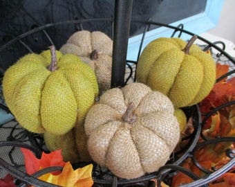 Pumpkin Burlap Pumpkins Fabric Pumpkin Indoor Pumpkins Fall Decoration Thanksgiving Table Centerpiece Fall Pumpkin Wreath Making Supply