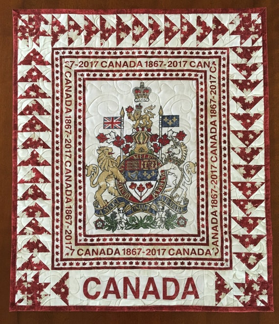 Canada Quilt // Canada 150 // Canada Geese // Wall Hanging