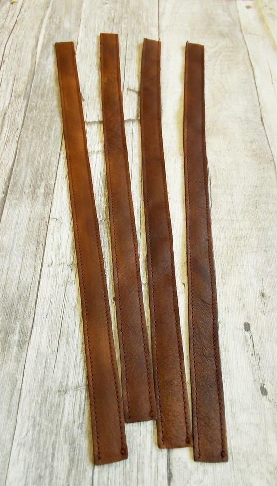 Bag Straps Pair Leather straps Leather handles Craft