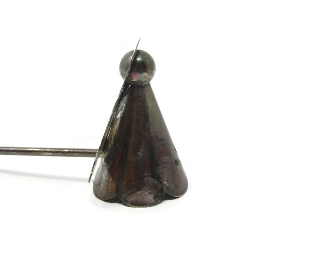 Vintage Silver Angel Candle - Snuffer Collectibles - Angel Candle Snuffer - Flame Extinguisher Long Handled - Vintage Candle Accessory Mom