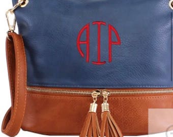 Two Tone Cross Body, Crossbody, Two Tone Purse