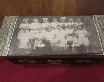 antique doll storage box