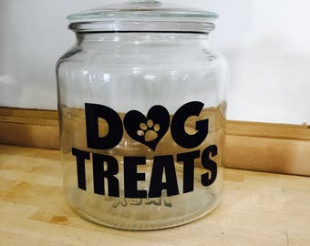 Dog Treat Jar, Treat Jar, Dog Treat Holder, Cookie Jar for Dog, Dog Treat Container, Dog Treat Storage, Pet Treats, Dog Lover, Pet Feeding