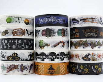 Halloween Washi Tape/Deco Masking Tape/Planner Sticker/ Deco tape TZ2247
