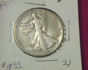 1940 P Walking Liberty Half Silver Dollar (GV56)