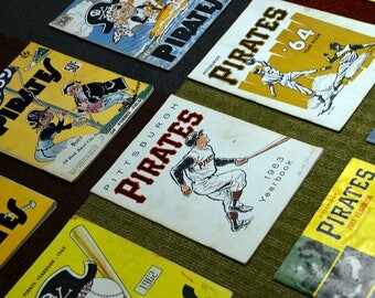 Vintage Pittsburgh Pirates Yearbooks - 50s thru 70s