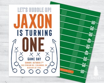 football birthday invitation, football party invitations, football birthday invites, football invitation, football birthday, football party