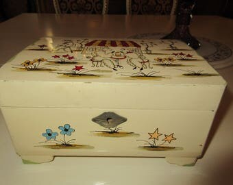JAPAN REGENCY MID Century Musical Jewelry Box