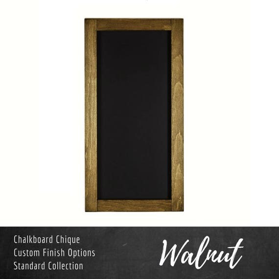 Rectangle Chalkboard 12 x 24 Custom Color