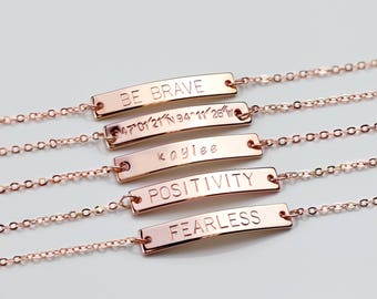 Blush Inspirational bracelet Coordinate Bracelet Personalized Jewelry friendship bracelet inspiration Silver bracelet - 3BR