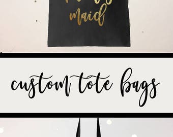 Bridesmaid Tote, Personalized Tote, Bridesmaid Tote Bag, Bridesmaid Bag, Wedding Tote, Tote Bag, Bridesmaid Totes, Bridal Tote, Monogram