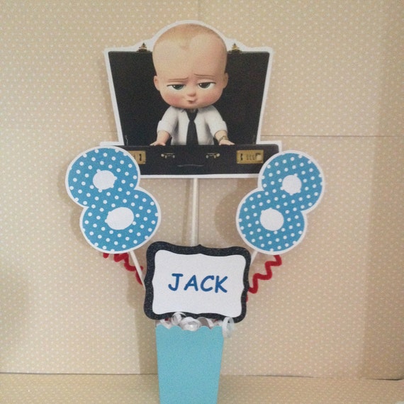 Boss Baby Party Centerpiece Decoration by Party By Drake  Catch My Party