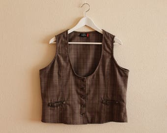 Plus size vest | Etsy