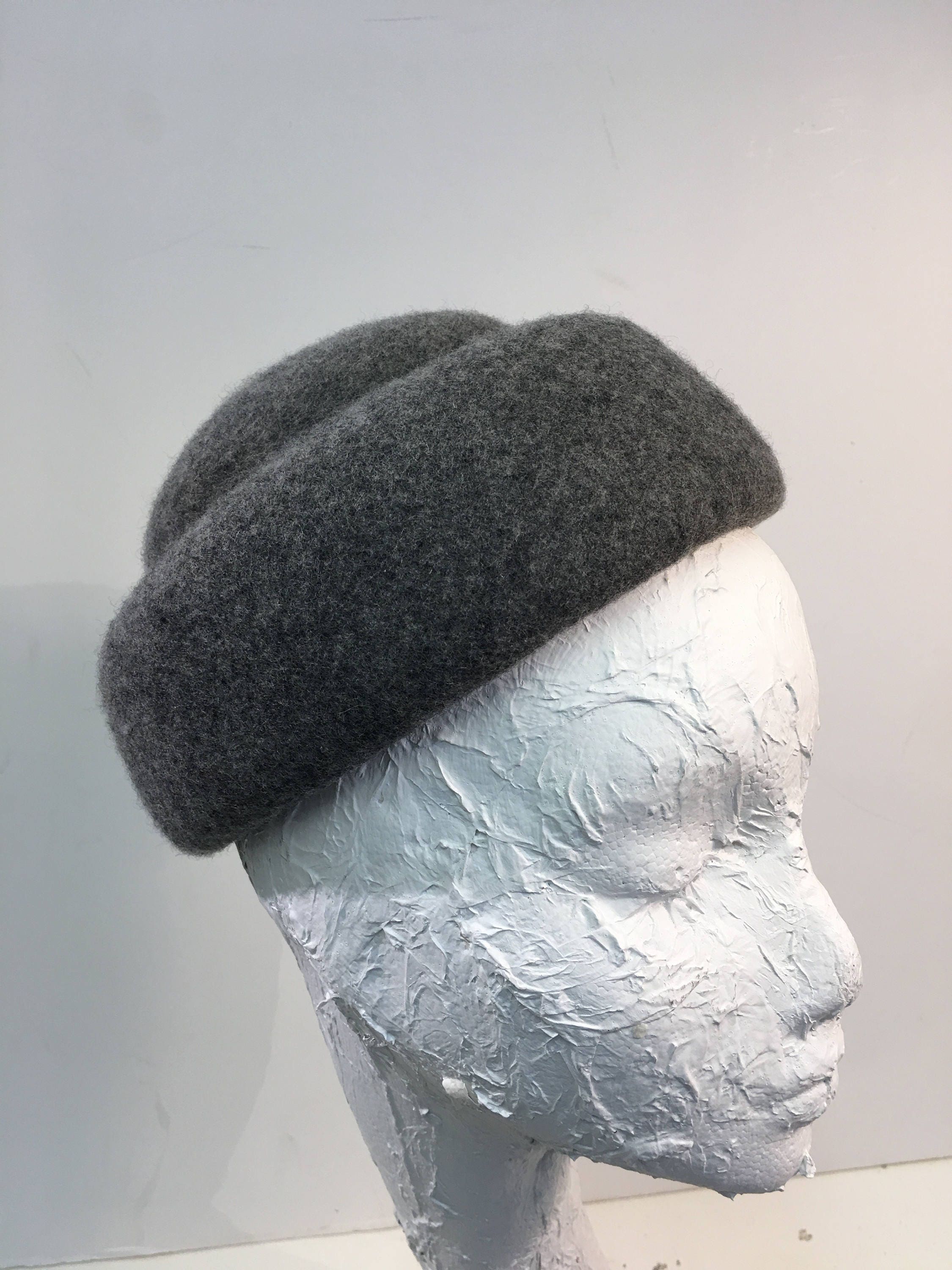 grey wool hat