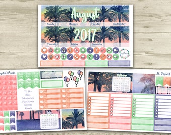 August Monthly Planner Kit || #1