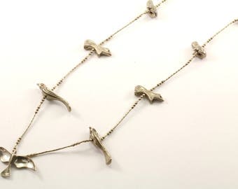 Vintage Animals Necklace 925 Sterling NC 1035