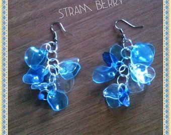 Cloud earrings created with pet