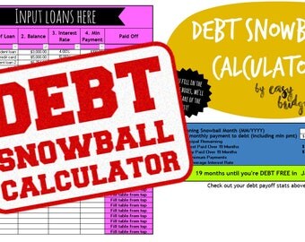 debt payoff spreadsheet debt snowball excel credit card debt paydown calculator