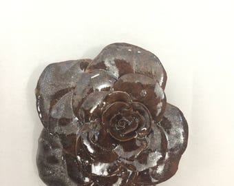 Metallic Burgundy Rose 1