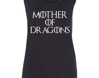Mother of Dragons Shirt. Mother of Dragons Women's Racerback Tank Top. Mother of Dragons. Game of Thrones T-Shirt. Tank Top. S- 2XL. Colors