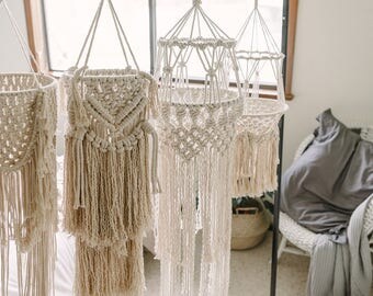 Handmade macrame baby mobile/ Chandelier
