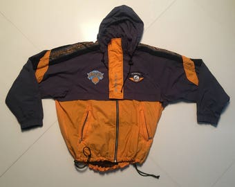 asics 90s windbreaker Track Jacket new york knicks vintage 1990 - men Size M
