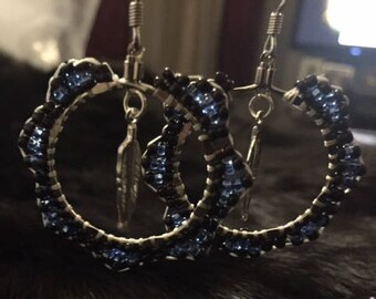 Native American Indian Beaded Earrings