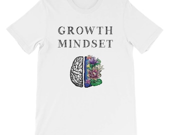 Fixed vs Growth Mindset T-Shirt Teacher Gift Tee